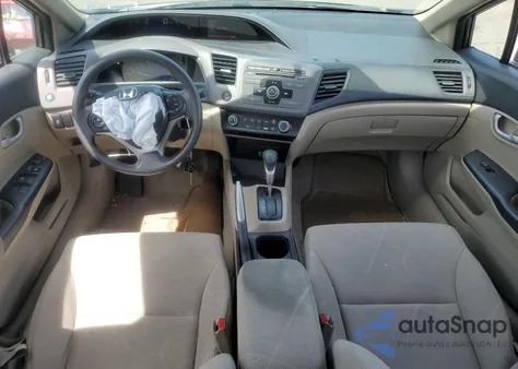 2012 Honda Civic Lx z USA, uszkodzony, nr VIN 19XFB2F59CE309285